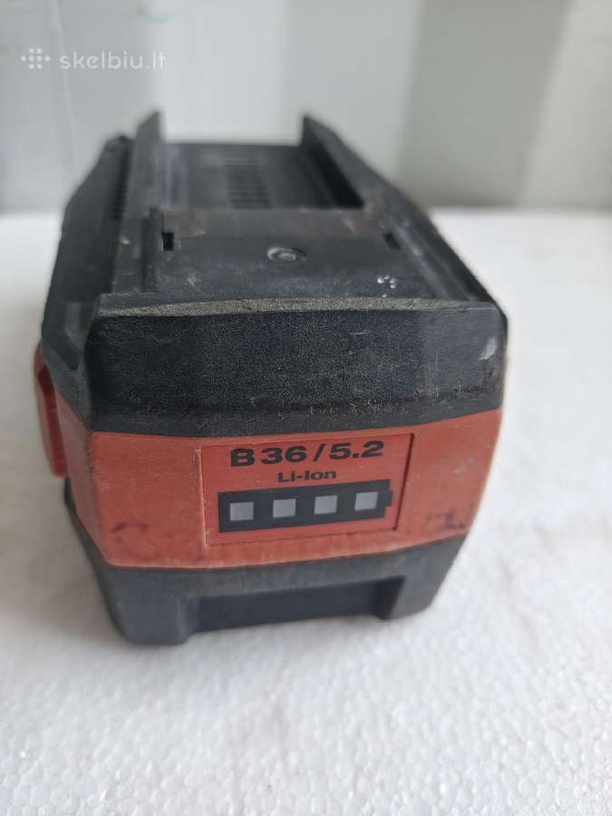 Hilti baterijos, pakrovejai - nuotraukos Nr. 4