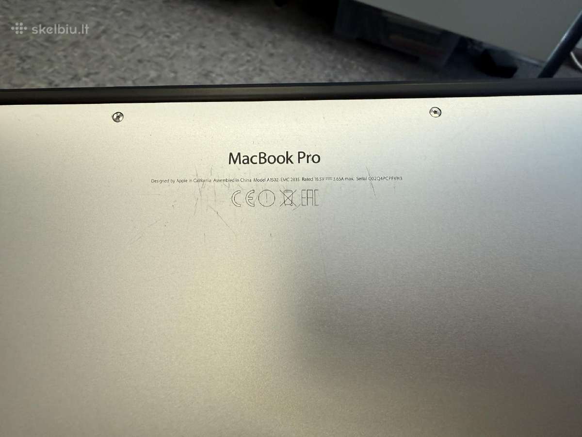 MacBook pro 13.3 i5/8gb/128gb - nuotraukos Nr. 7