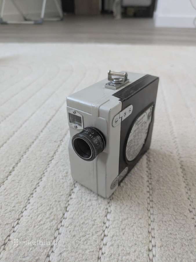 Pathescope Prince 9.5mm 1959 vintažinė kamera - nuotraukos Nr. 2