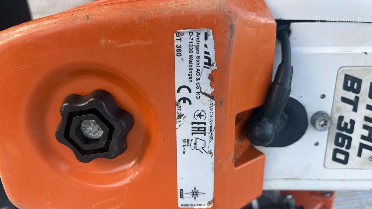 Stihl Bt360 - nuotraukos Nr. 9