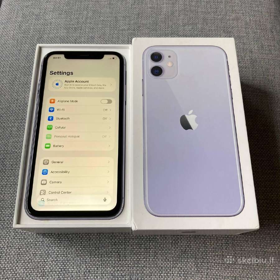 Apple iPhone 11 128gb Purple - nuotraukos Nr. 2
