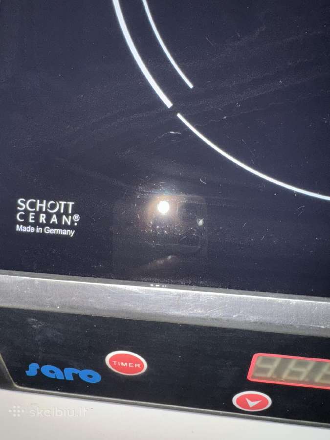 Indukcinę kaitlentę vienos vietos Kompaktišką - nuotraukos Nr. 2