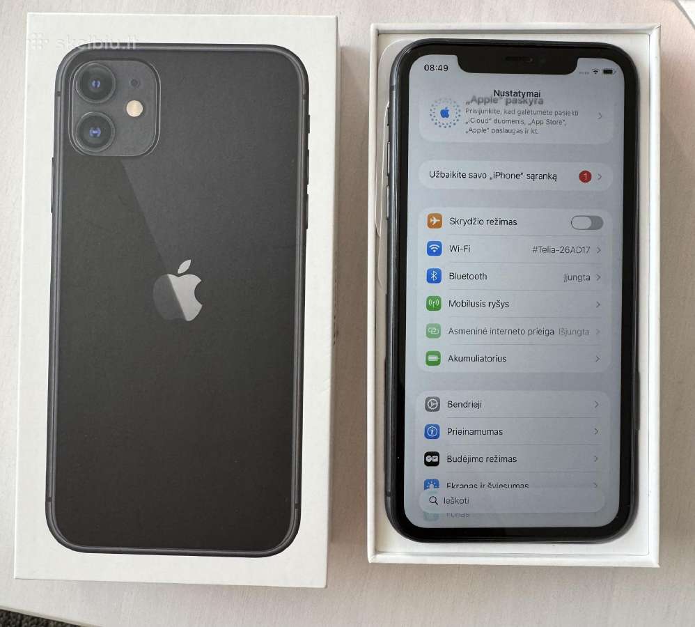 Naudotas Apple iPhone 11 - nuotraukos Nr. 2