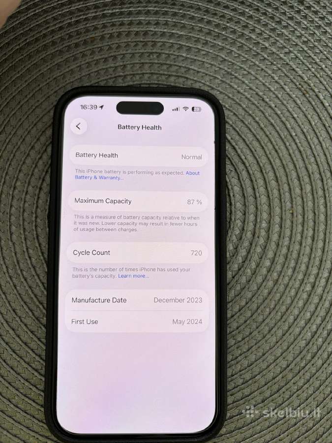 iPhone 15 128gb - nuotraukos Nr. 3