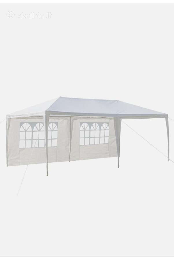 Balta lauko pavėsinė 3x6m - nuotraukos Nr. 2