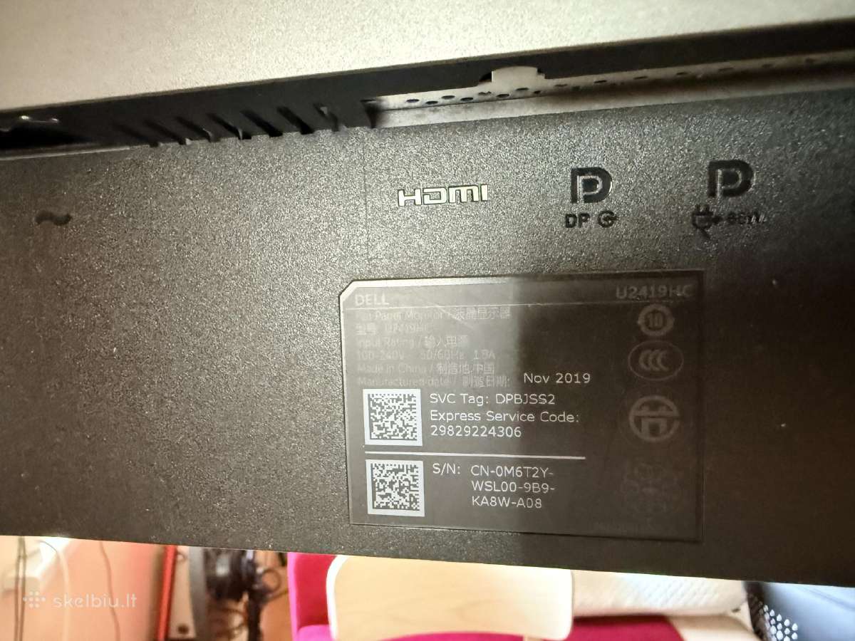 Parduodu 2 „dell“ monitorius su „kensington stovu - nuotraukos Nr. 5