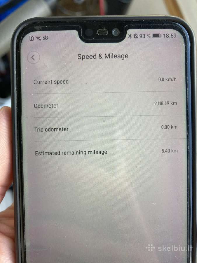 Xiaomi 365 elektrinis paspirtukas - nuotraukos Nr. 8