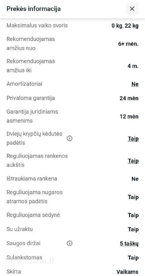 Lionelo vežimėlis 3in1 - nuotraukos Nr. 16
