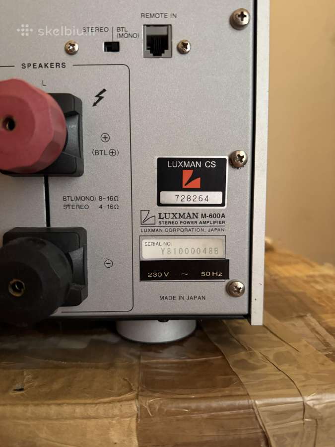 Luxman M-600a - nuotraukos Nr. 4
