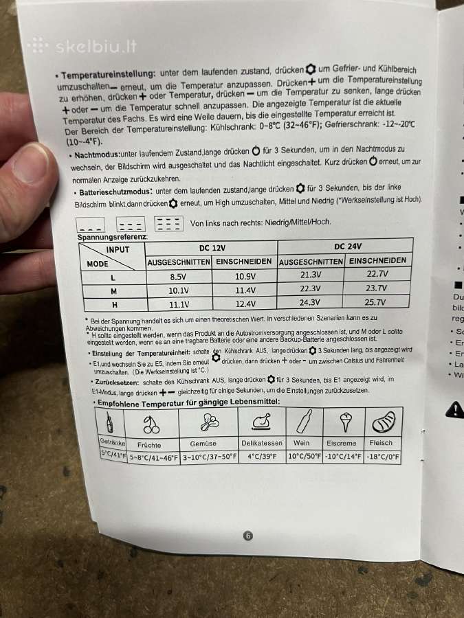 Kompresorinis šaldytuvas su šaldikliu – 57 l - nuotraukos Nr. 12