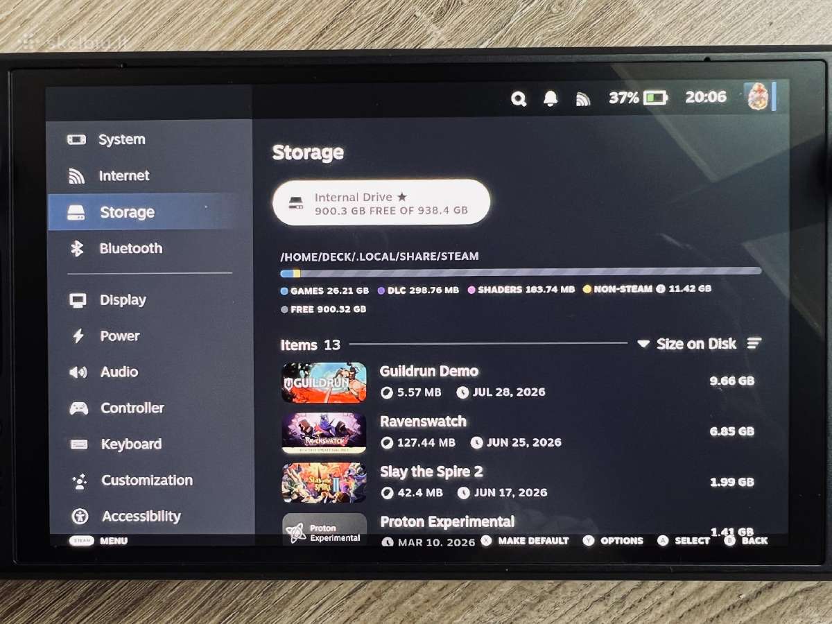Steam Deck Oled 1tb - nuotraukos Nr. 4