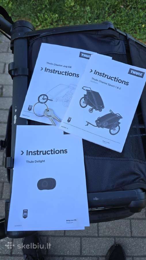 Thule Chariot Sport 1 dviračio priekaba / vėžimas - nuotraukos Nr. 23