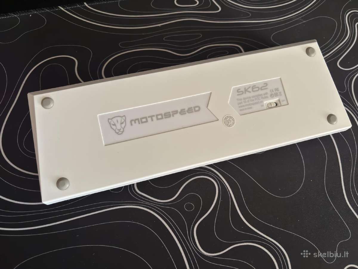 Parduodu 60% mechaninę klaviatūrą Motospeed Sk62 - nuotraukos Nr. 4