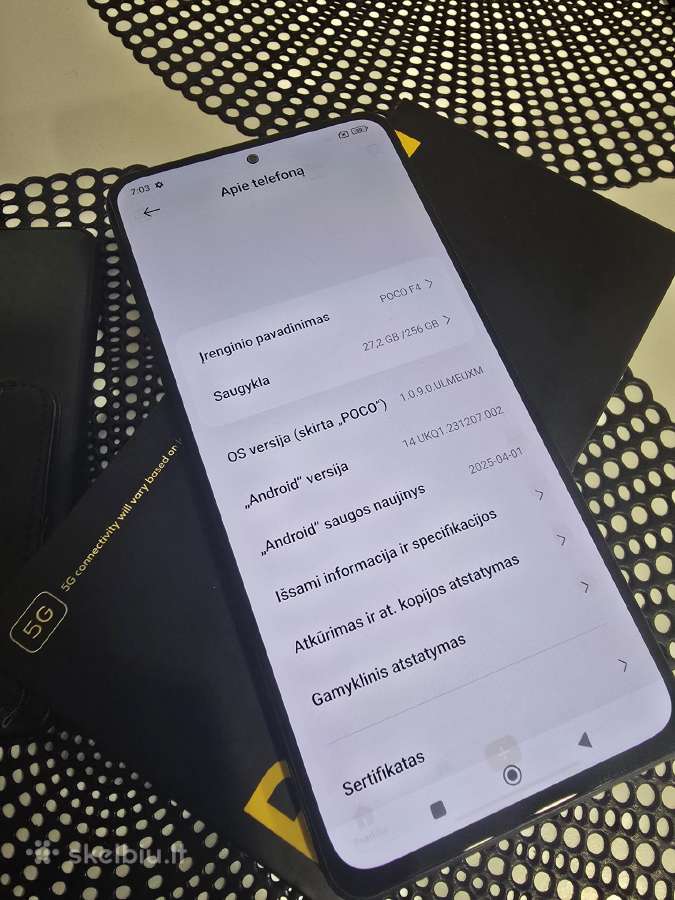 Xiaomi Poco F4 - nuotraukos Nr. 6