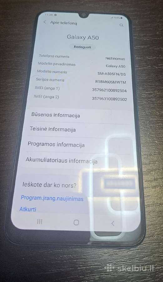Samsung a50 - nuotraukos Nr. 4