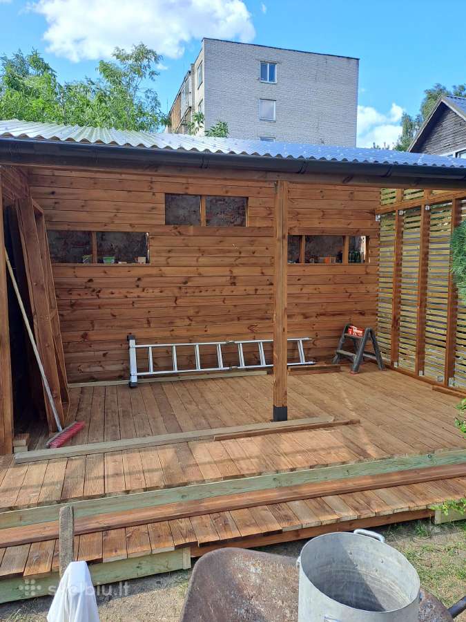 Pamatai,stoginės,tvoros,atramines,sienos,laiptai. - nuotraukos Nr. 2