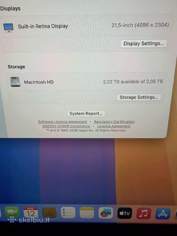 Apple iMac Retina 4k 21.5-inch, 2019 - nuotraukos Nr. 4