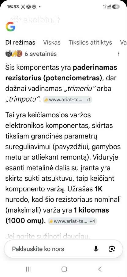 Rezistoriai - nuotraukos Nr. 10