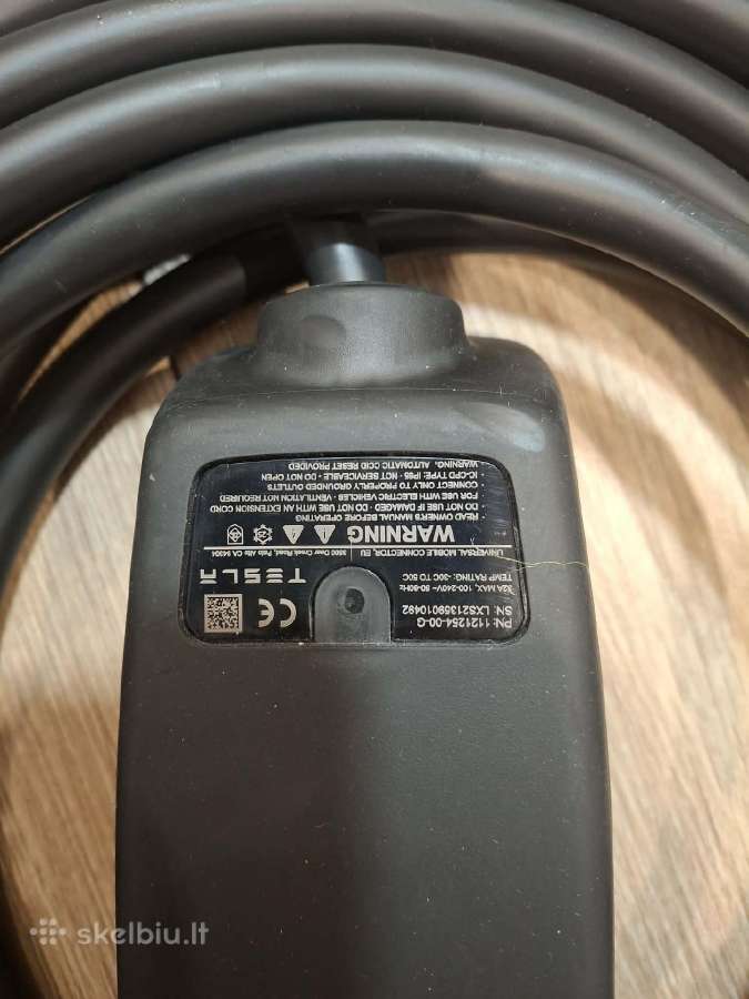 Tesla Gen 2 Type 2 įkrovimo kabelis 220 V - nuotraukos Nr. 2