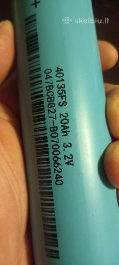 Originalus 20ah 60a 3.2 life4po 13€ - nuotraukos Nr. 3