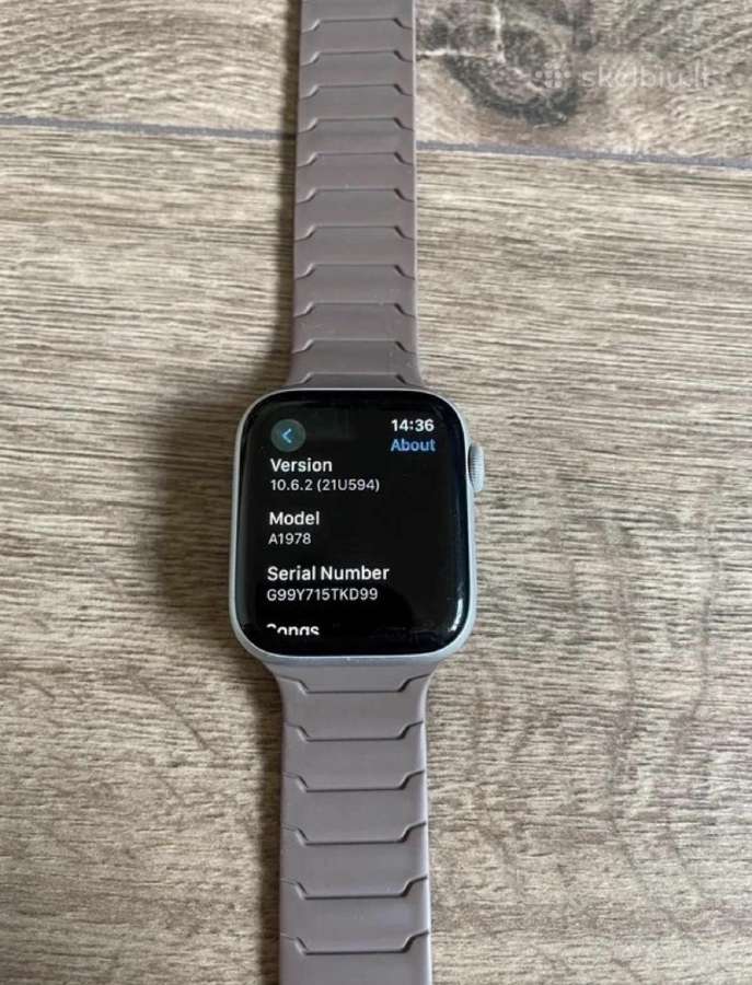 Apple Watch 4, 44mm, Aluminum - nuotraukos Nr. 7
