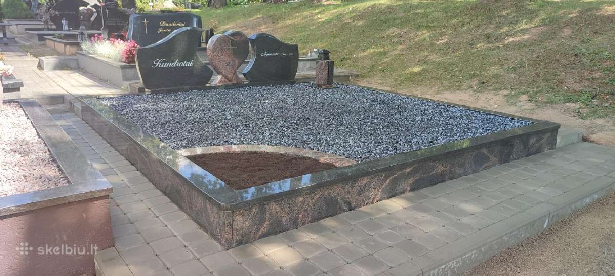Paminklai, granito plokštės,akmens apdailos darbai - nuotraukos Nr. 19