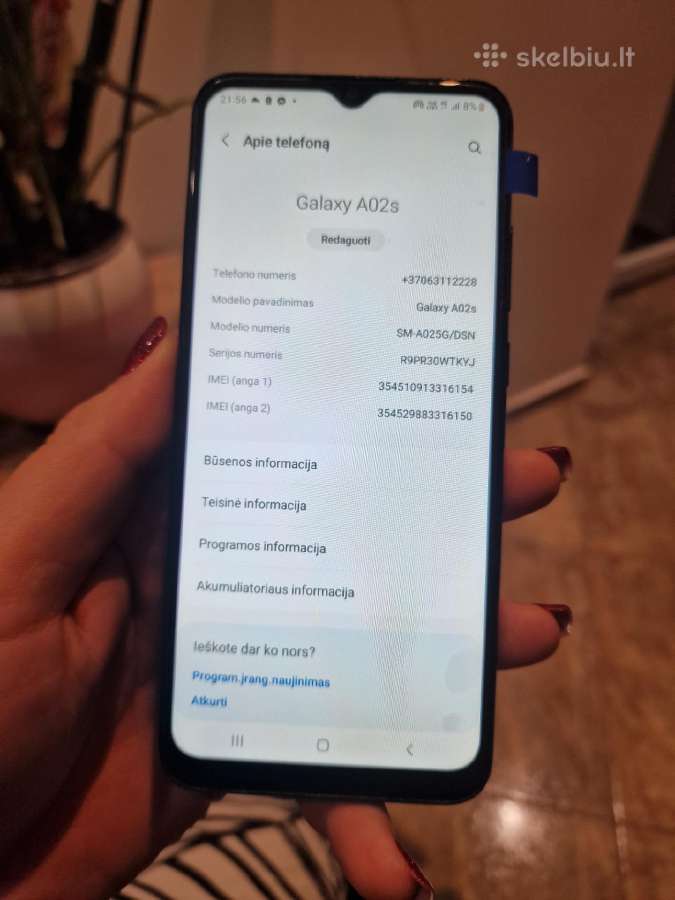 Samsung A02s - nuotraukos Nr. 3