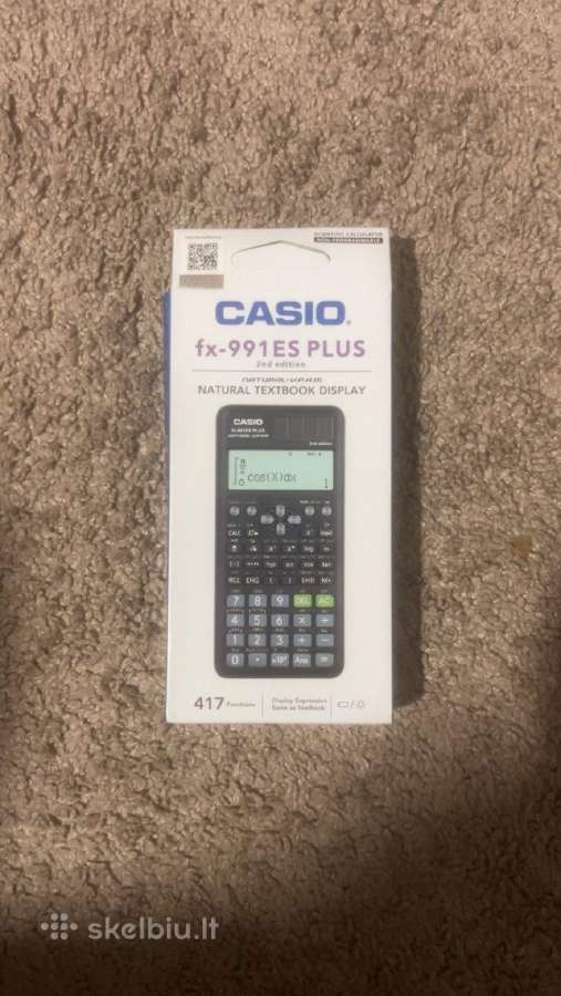 Casio fx-991 Es Plus 2nd edition ( naujas) - nuotraukos Nr. 2