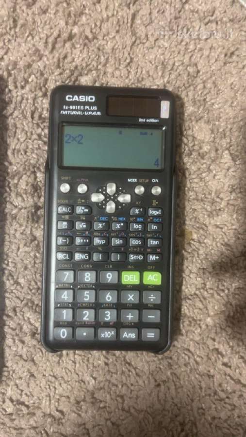 Casio fx-991 Es Plus 2nd edition ( naujas) - nuotraukos Nr. 6