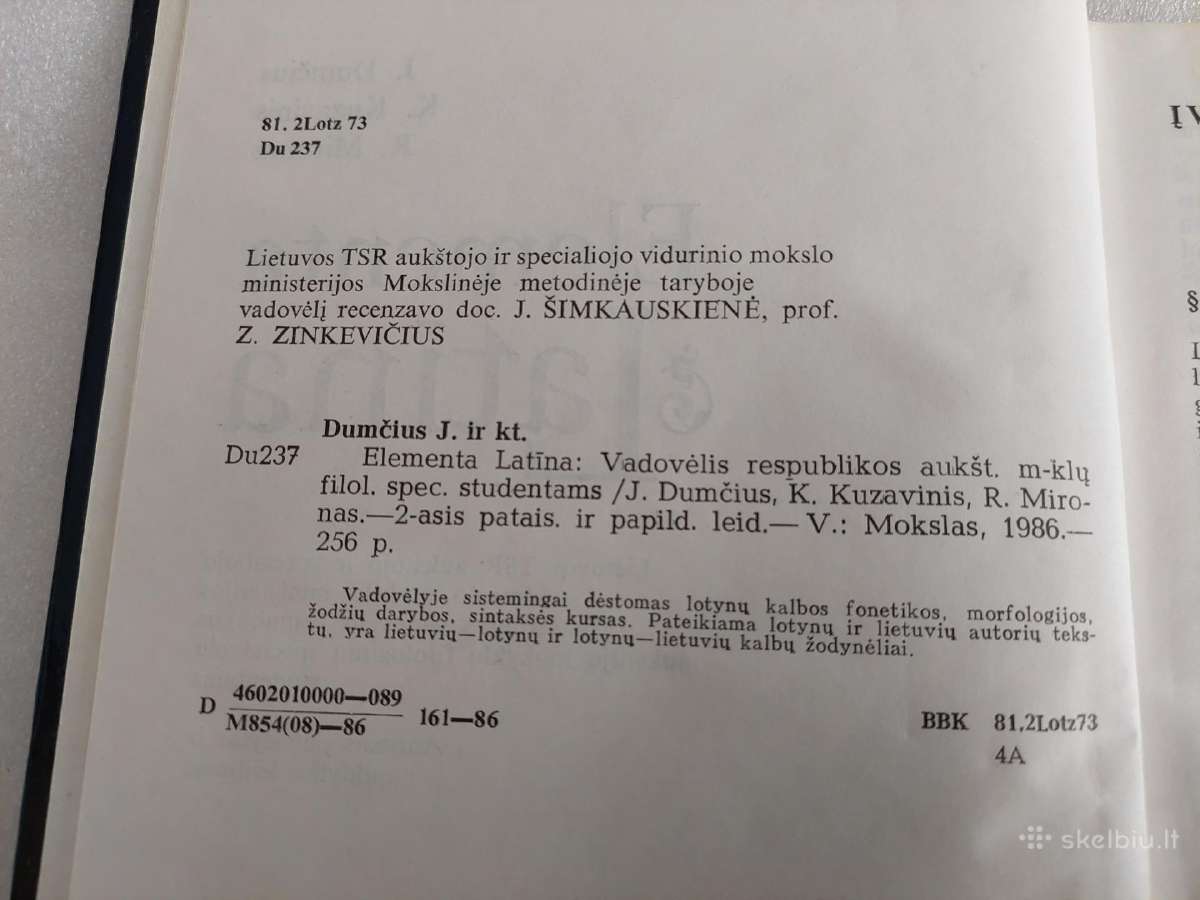 Elementa Latina - nuotraukos Nr. 3