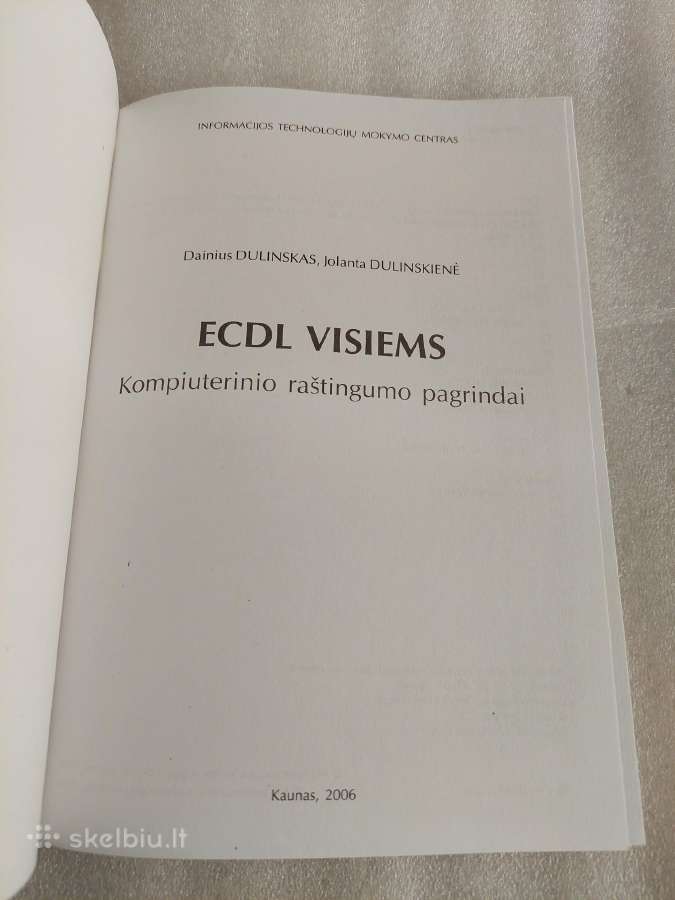 Ecdl visiems. Kompiuterinio raštingumo pagrindai - nuotraukos Nr. 2