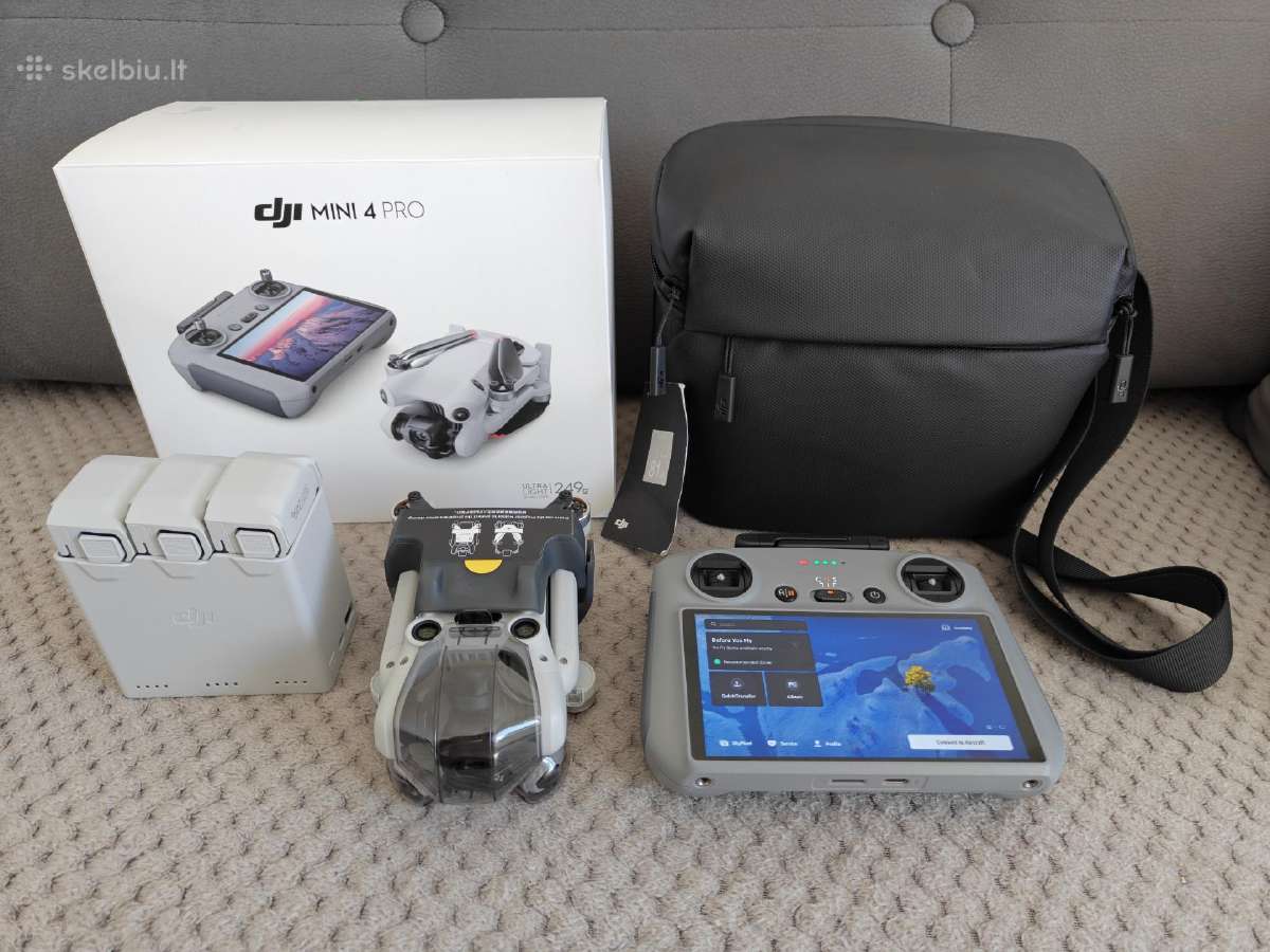 Dji Mini 4 pro Fly More RC 2 pultas - nuotraukos Nr. 2