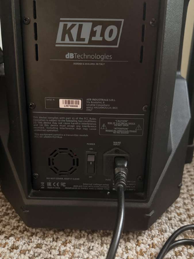 Kolonėlė Db Technologies Kl10 - nuotraukos Nr. 4