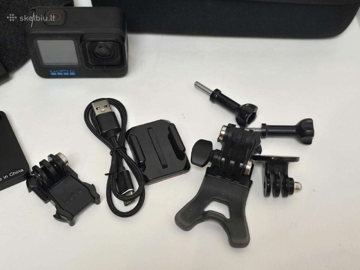 Gopro Hero10 Black + originalūs priedai - nuotraukos Nr. 7