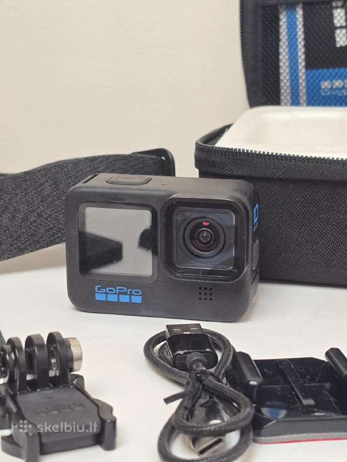 Gopro Hero10 Black + originalūs priedai - nuotraukos Nr. 8