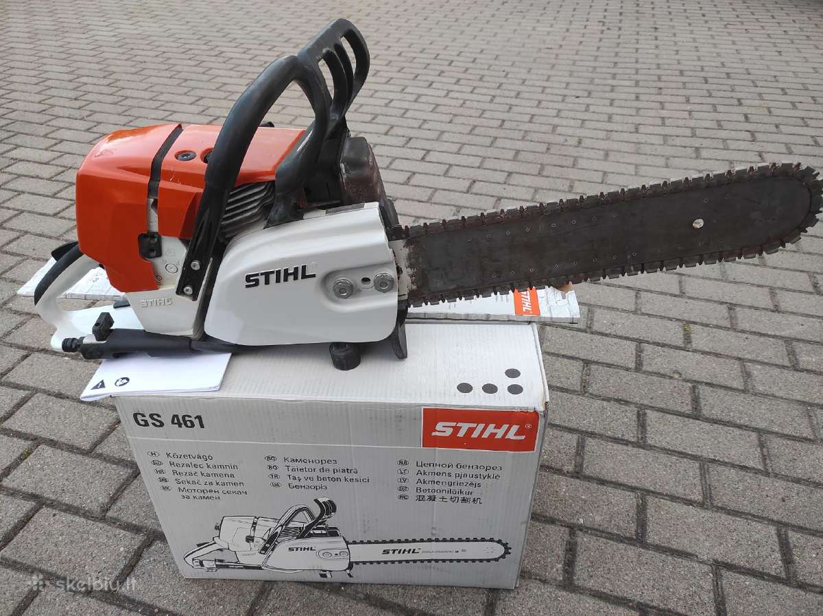 Profesionalus betono/akmens pjūklas Stihl Gs 461 - nuotraukos Nr. 3