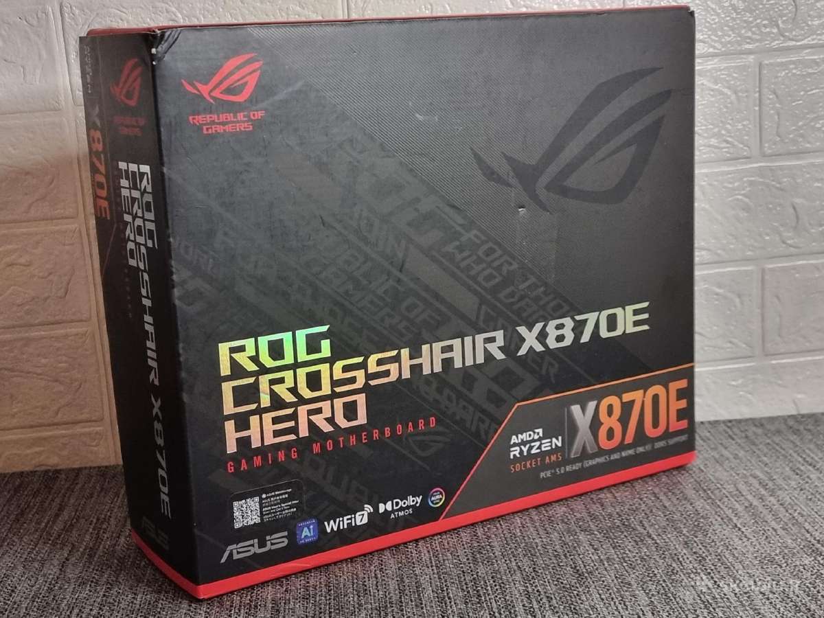 Asus Rog Crosshair X870e Hero Amd X870e Socket Am5 - nuotraukos Nr. 5