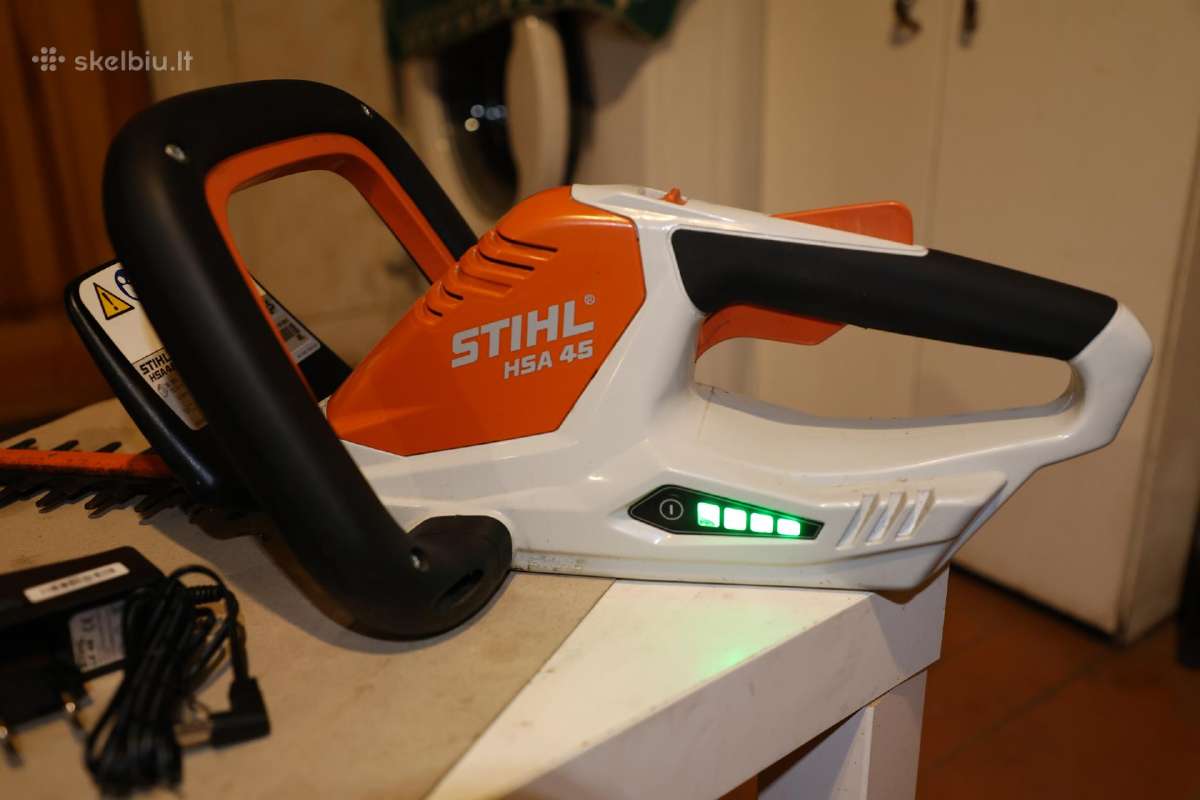 Stihl Hsa 45 akumuliatorinės gyvatvorių žirklės - nuotraukos Nr. 4