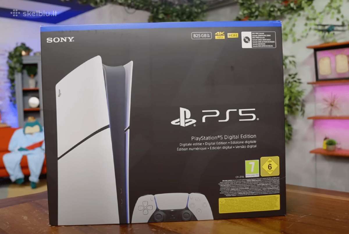 Playstation 5 slim su garantija - nuotraukos Nr. 2