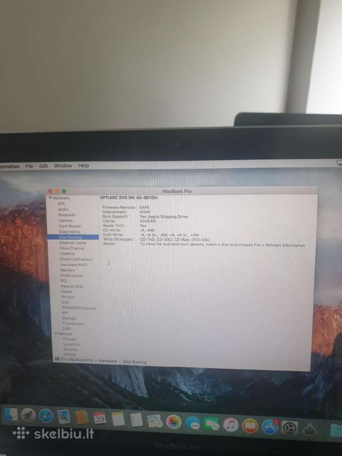 Parduodu seną MacBook Pro 2011 m. - nuotraukos Nr. 9