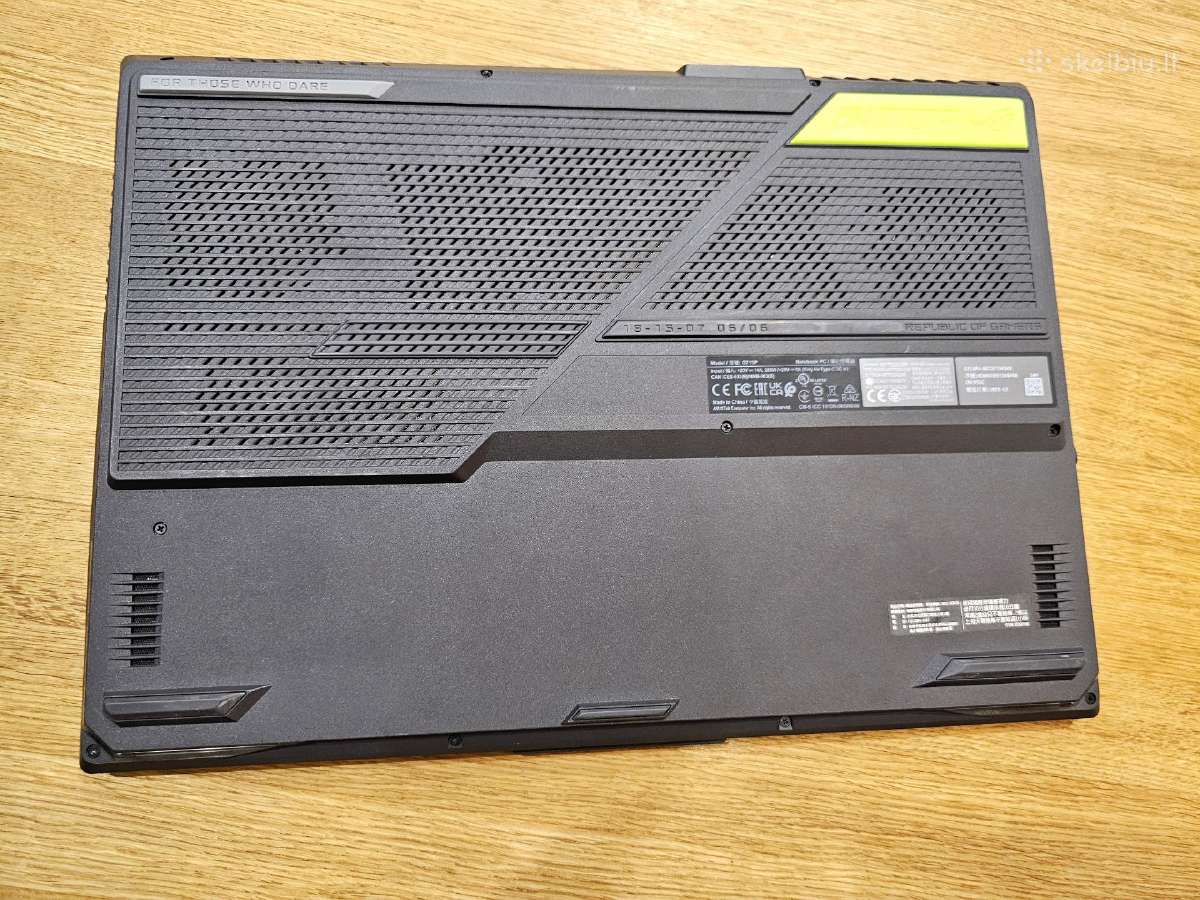 Galingas Asus Rog G17 - Ryzen 9 7945hx Nvidia 4060 - nuotraukos Nr. 8