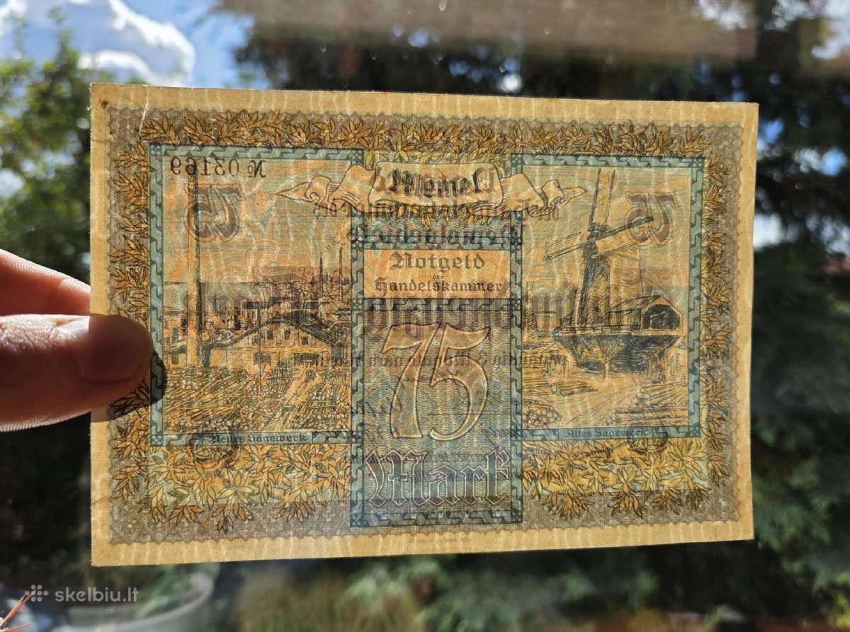 75 mark 1922 Memel Klaipėda - nuotraukos Nr. 4