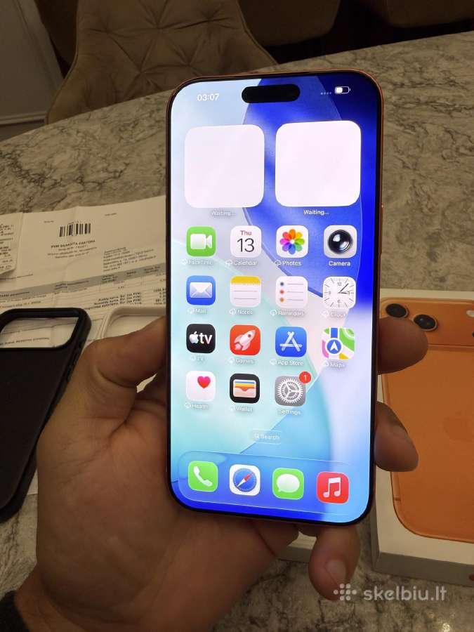iPhone 17 Pro Max, 256gb 100% - nuotraukos Nr. 2