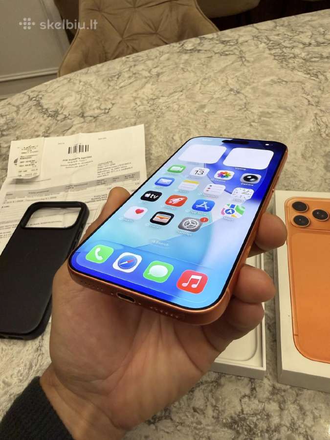 iPhone 17 Pro Max, 256gb 100% - nuotraukos Nr. 3