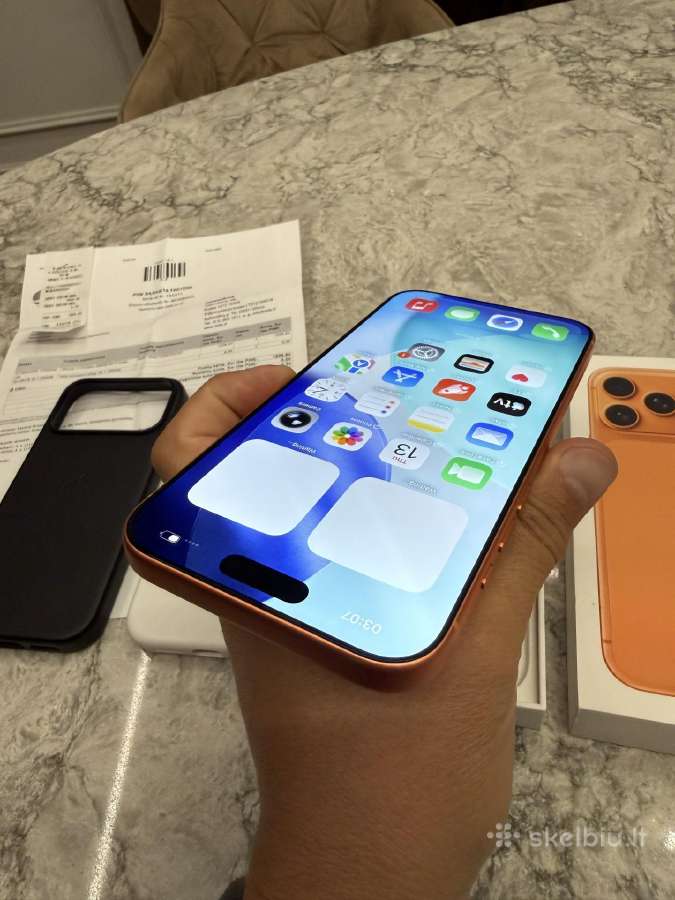 iPhone 17 Pro Max, 256gb 100% - nuotraukos Nr. 13