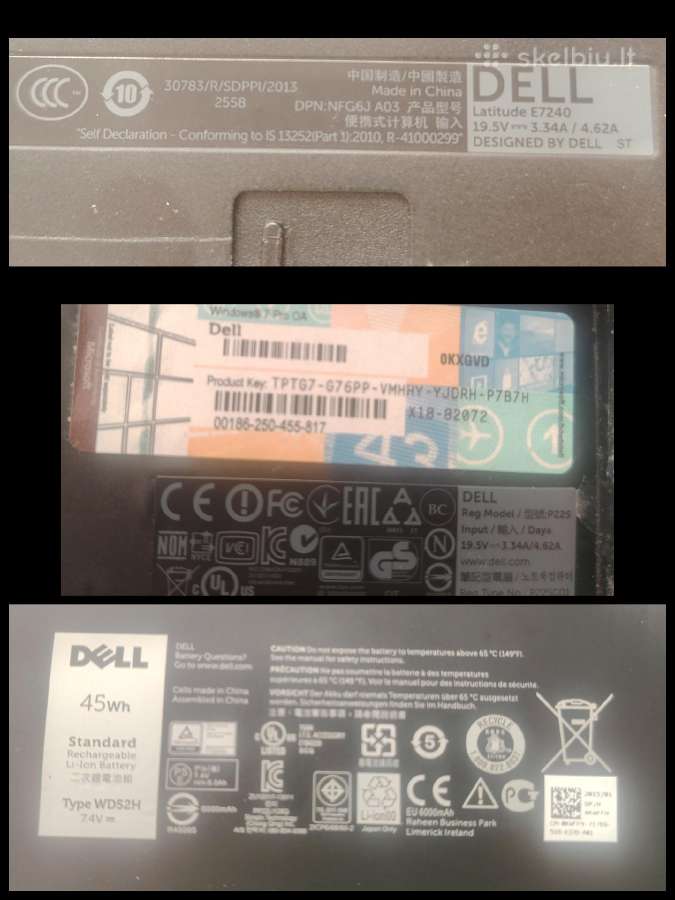 Dell latitude e7240 - nuotraukos Nr. 8