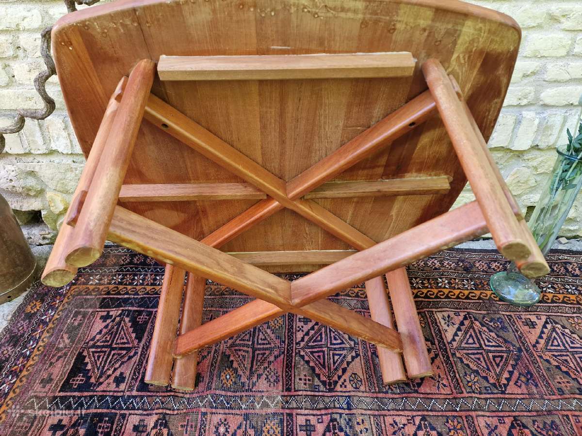 Vintažinis mid century tikmedžio kavos staliukas - nuotraukos Nr. 31