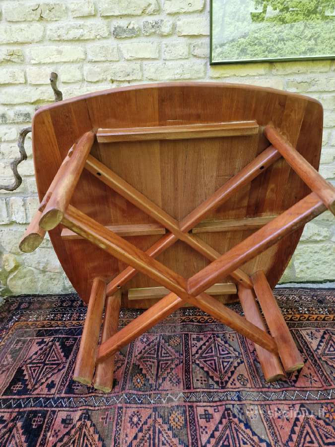 Vintažinis mid century tikmedžio kavos staliukas - nuotraukos Nr. 32