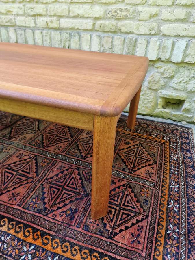 Vintažinis mid century tikmedžio kavos staliukas - nuotraukos Nr. 6