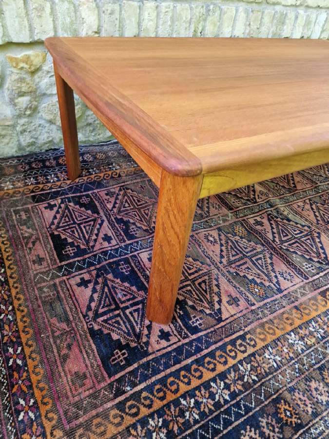 Vintažinis mid century tikmedžio kavos staliukas - nuotraukos Nr. 8